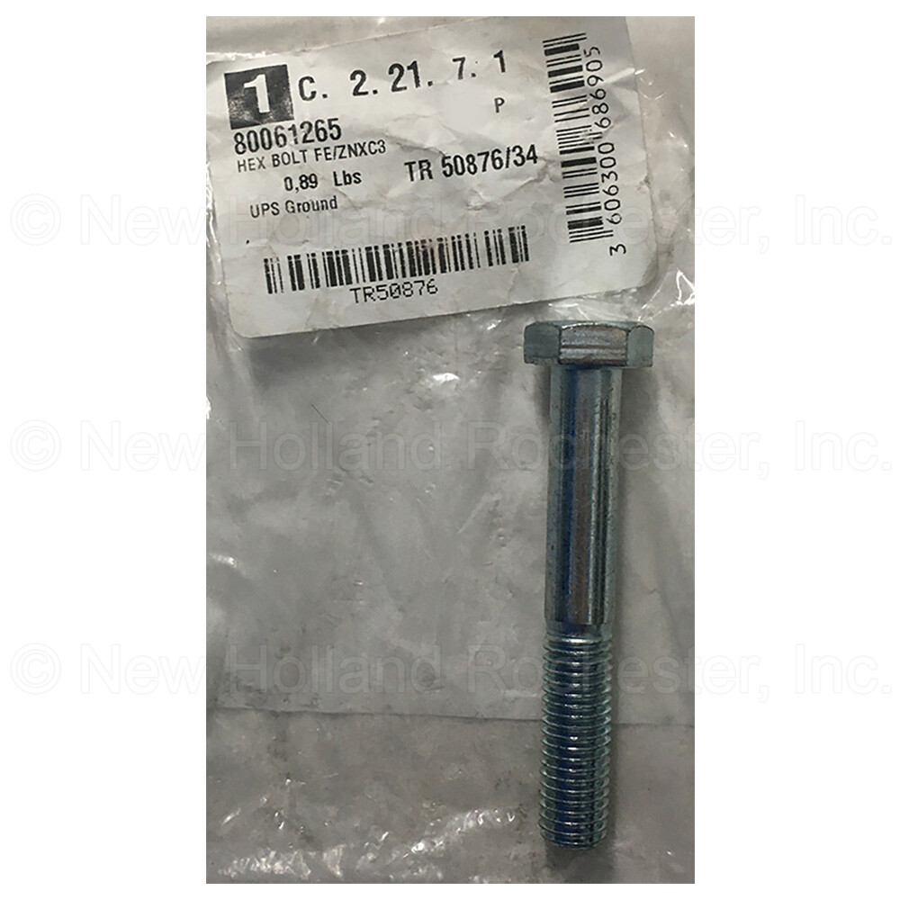 Kuhn Krause Hex Bolt Part # 80061265