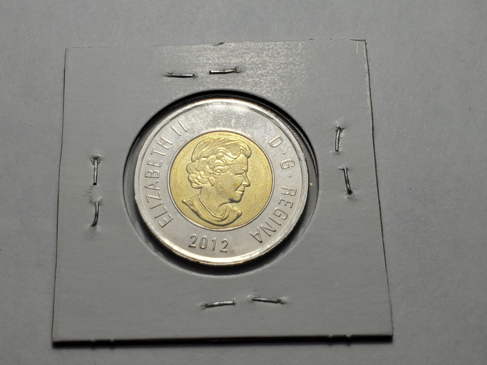 2012 CANADA PL Two Dollar Security Toonie Coin T149