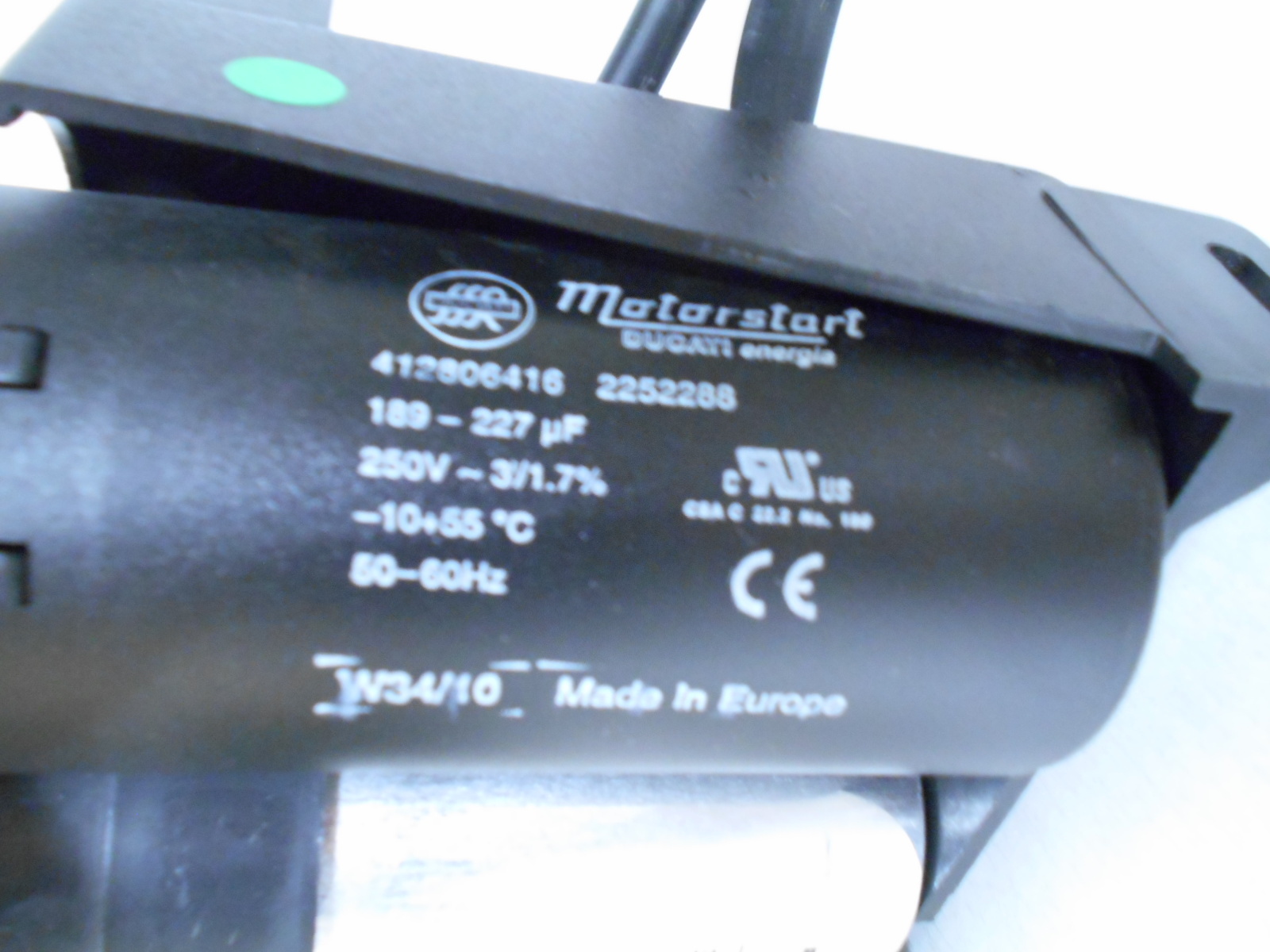 Aspera Compressor Motor Capacitor / Relay Assembly 1.262.234