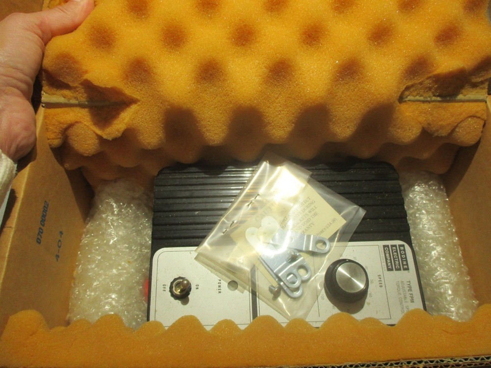 NEW BODINE MODEL 815 ADJUSTABLE SPEED TORQUE CONTROL 115 V