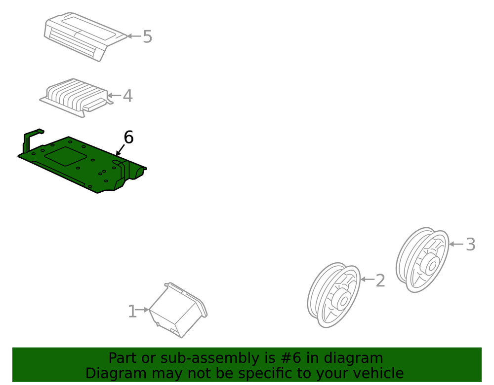 Genuine Volkswagen Bracket 1K0-035-883-E