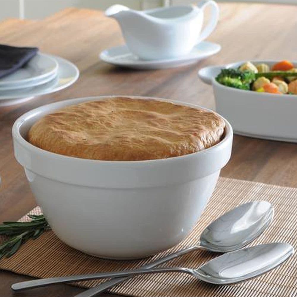 Mason Cash Ceramic Pudding Basin (White) - 400mL