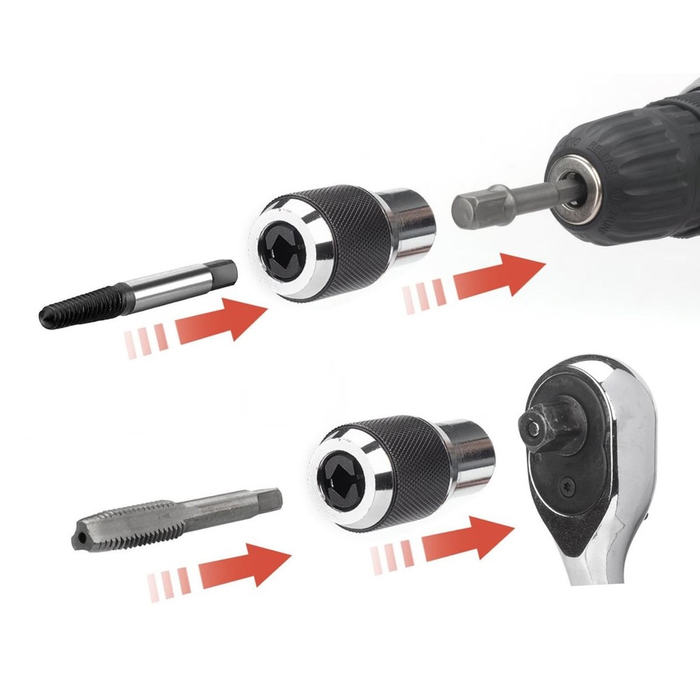3Pcs Tap Socket Set Convenient For Limited Space For Engineers Trending