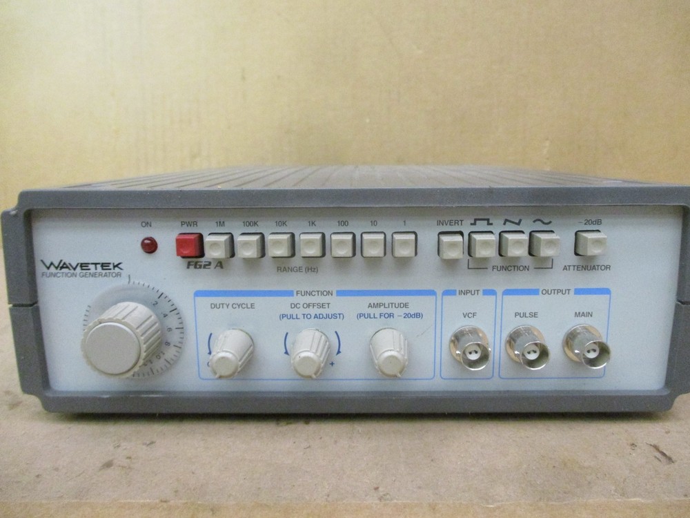Wavetek FG2A Function Generator 117V 50/60Hz 15VA Max. 53167HI