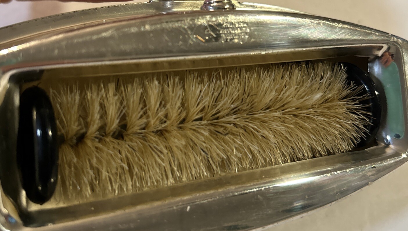 Raimond Vintage Silverplated Crumb Catcher Silent Butler Made In Italy