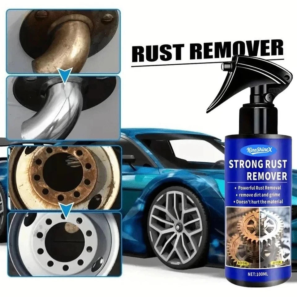 MULTI-Purpose Car Rust Removal Spray Rust Remover Rust Inhibitor Derusting Spray