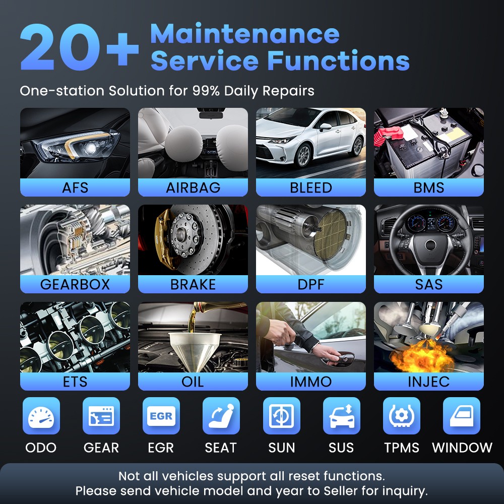 MUCAR 682 Car OBD2 Scanner Full System Diagnostic Tool 20+Services Free Update