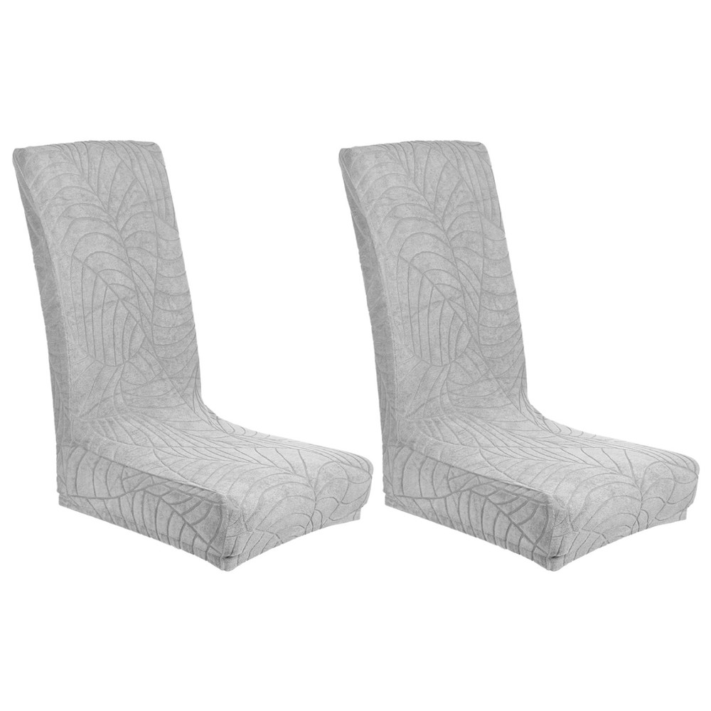 2-Pack Waterproof Chair Cover for Home [Light Grey]