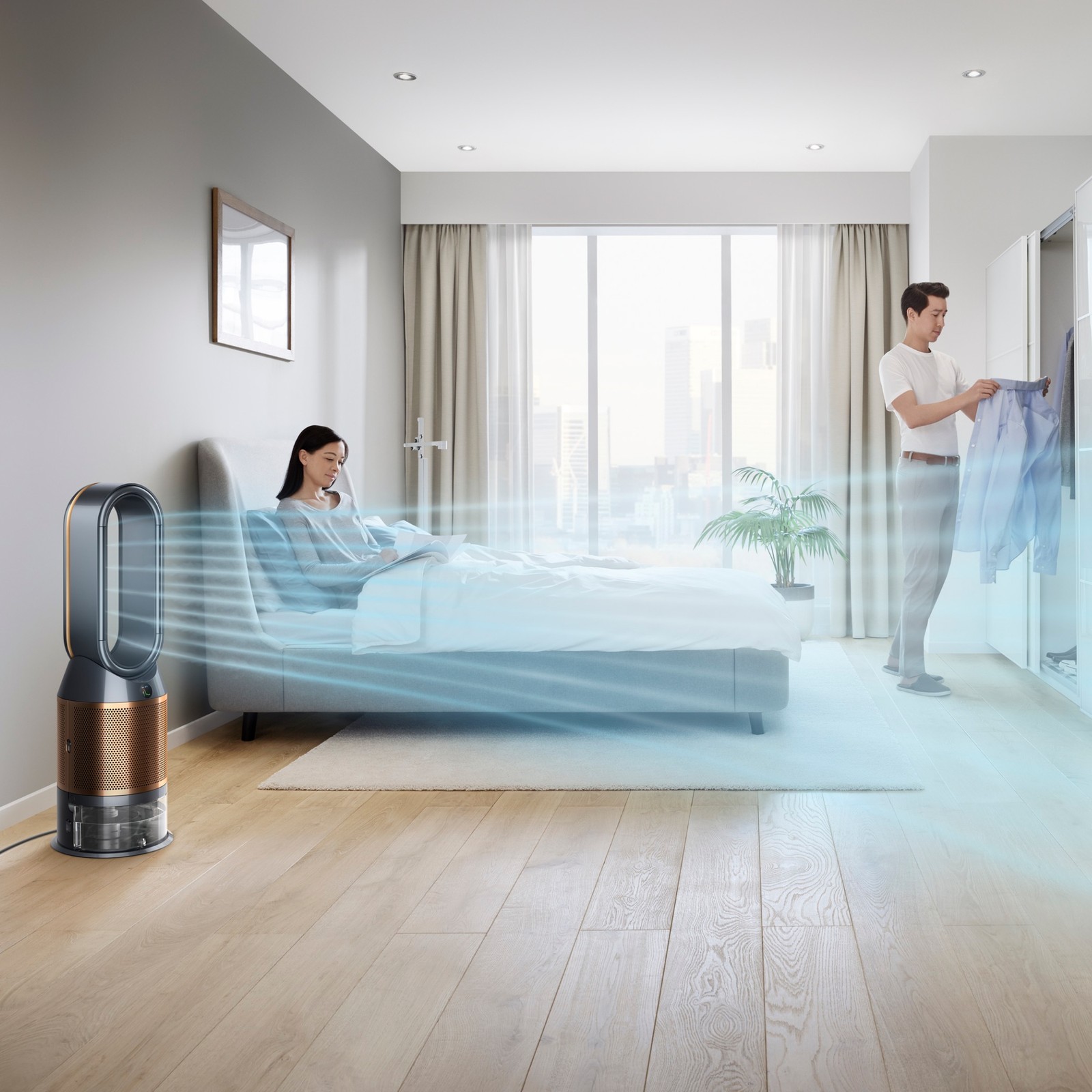 Dyson PH02 Pure Humidify + Cool Cryptomic™ | Gunmetal/Bronze | Refurbished