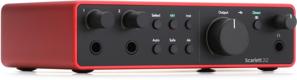 Focusrite Scarlett 2i2 4th Gen USB Audio Interface