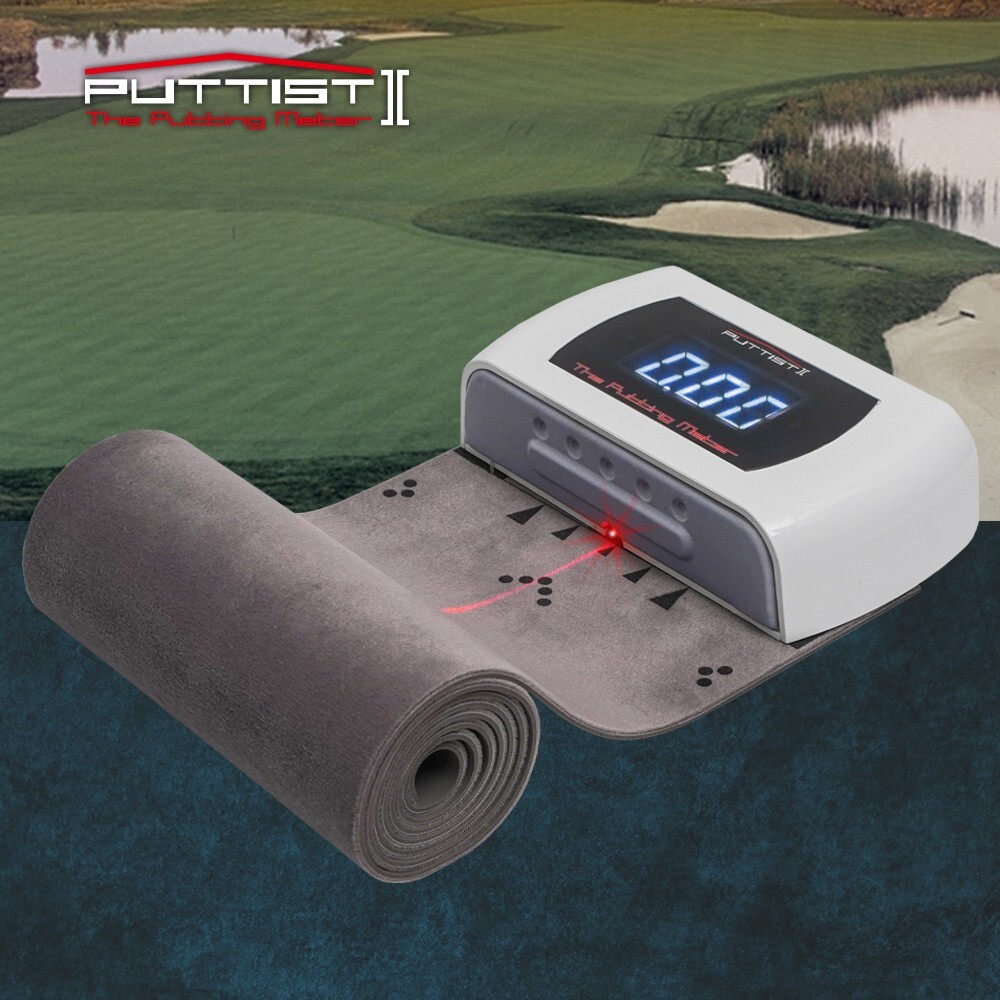 PUTTIST II Newest Digital Putting Trainer (20m or 60 ft wiht LASER & Battery )