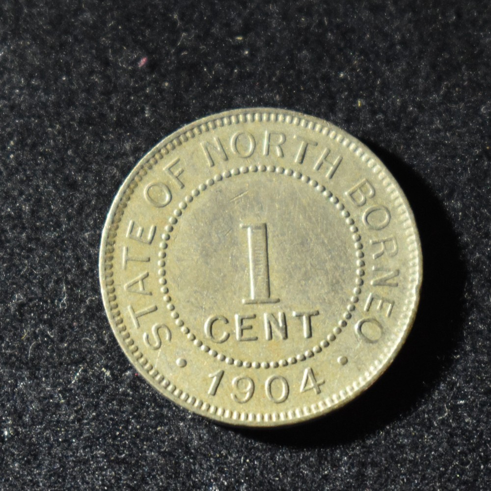 1904 British North Borneo 1 Cent C1.1