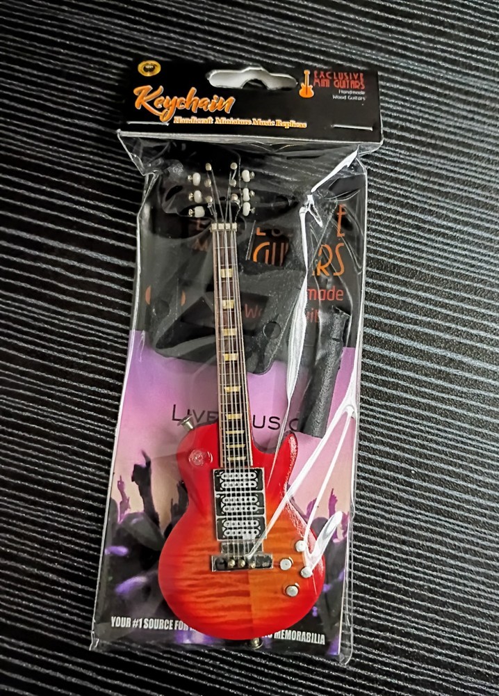 Ace Frehley • Kiss • Exclusive Mini Guitar (Approx. 4") Figure Size