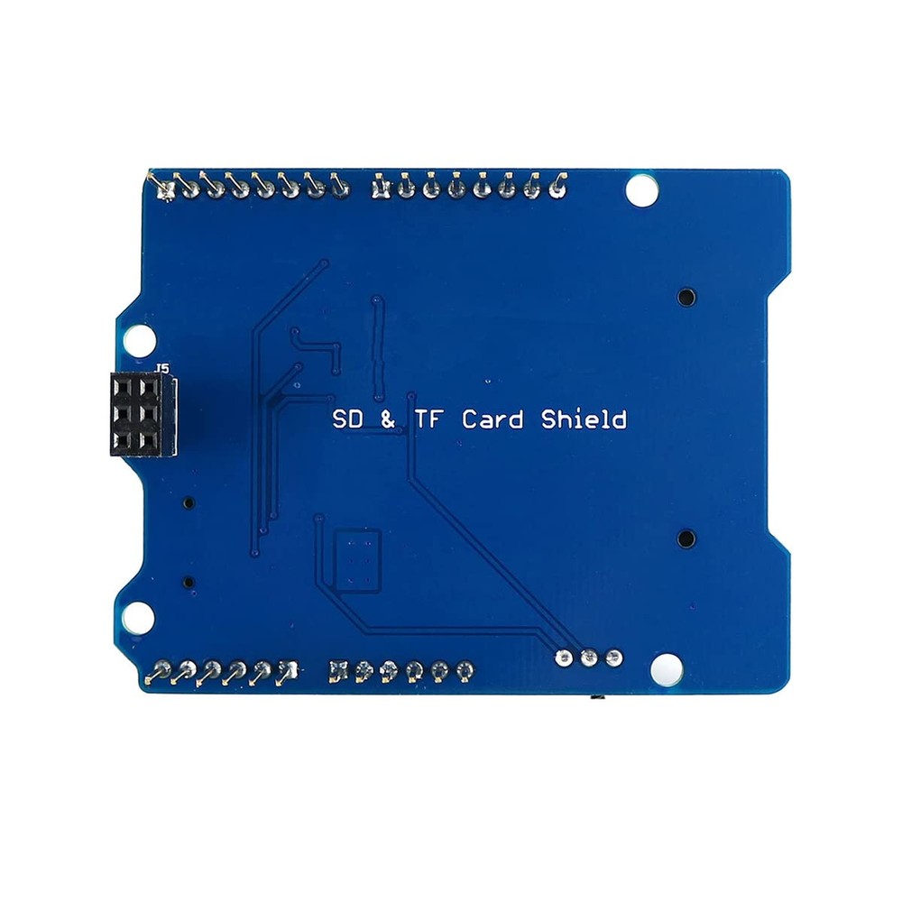 Stackable SD Card Shield for Arduino Small, Blue