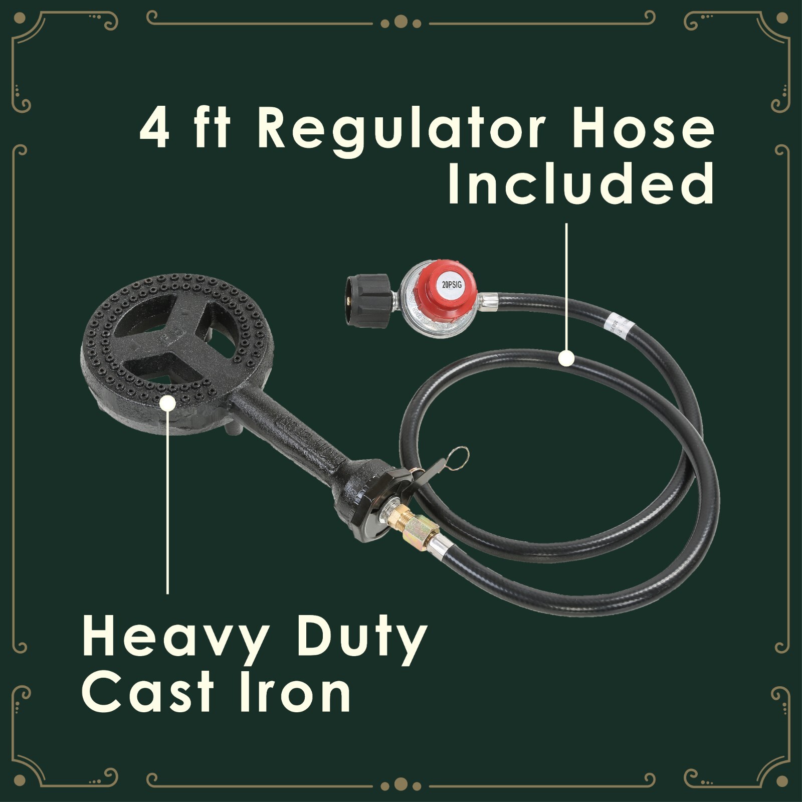 CONCORD 6" High Pressure Banjo Jr Burner Head