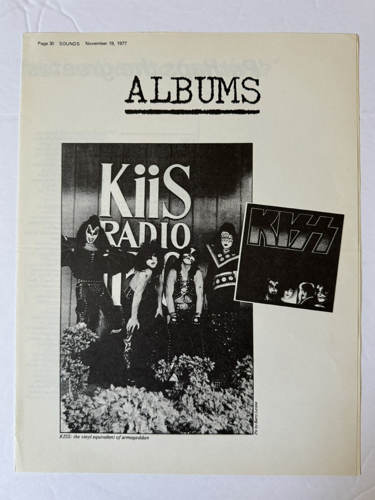 KISS ALIVE II PRESS KIT ORIGINAL 1978