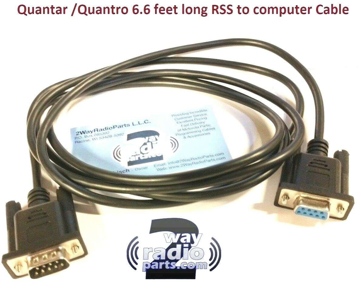 Motorola Quantar Quantro Repeater Serial port Programming Cable (vhf uhf 800)