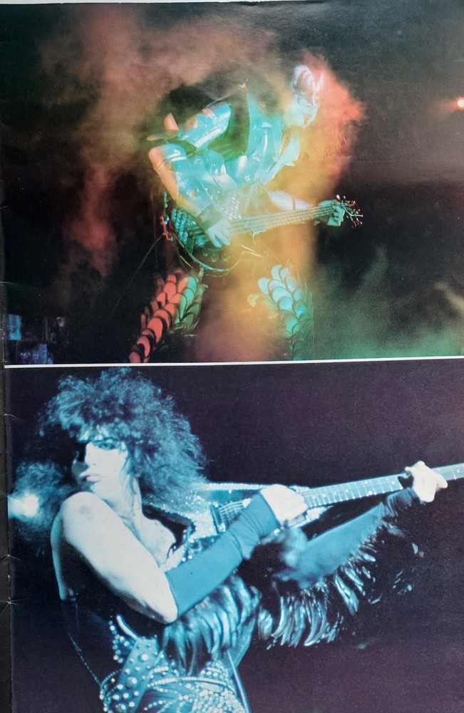 KISS World Tour '77 & '78 Vintage Concert Program Tourbook Love Gun Alive II