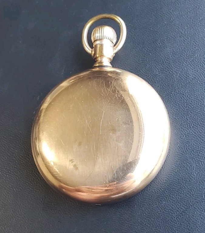 Antique Rare Hamilton Pocket Watch Grade 935, Size 18, Gold Filled 17j Works