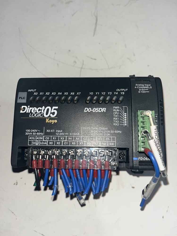 AUTOMATION DIRECT D0-05DR KOYO PROGRAMMABLE CONTROLLER Used Fast Shipping
