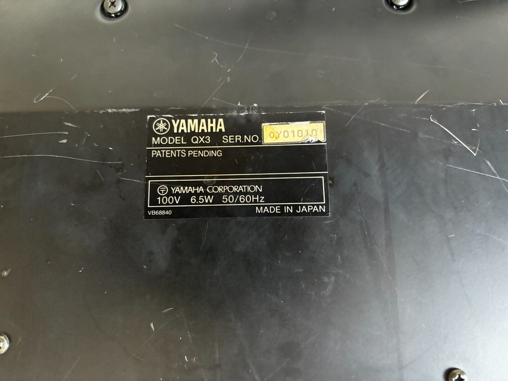 Yamaha QX3 Digital sequence recorder
