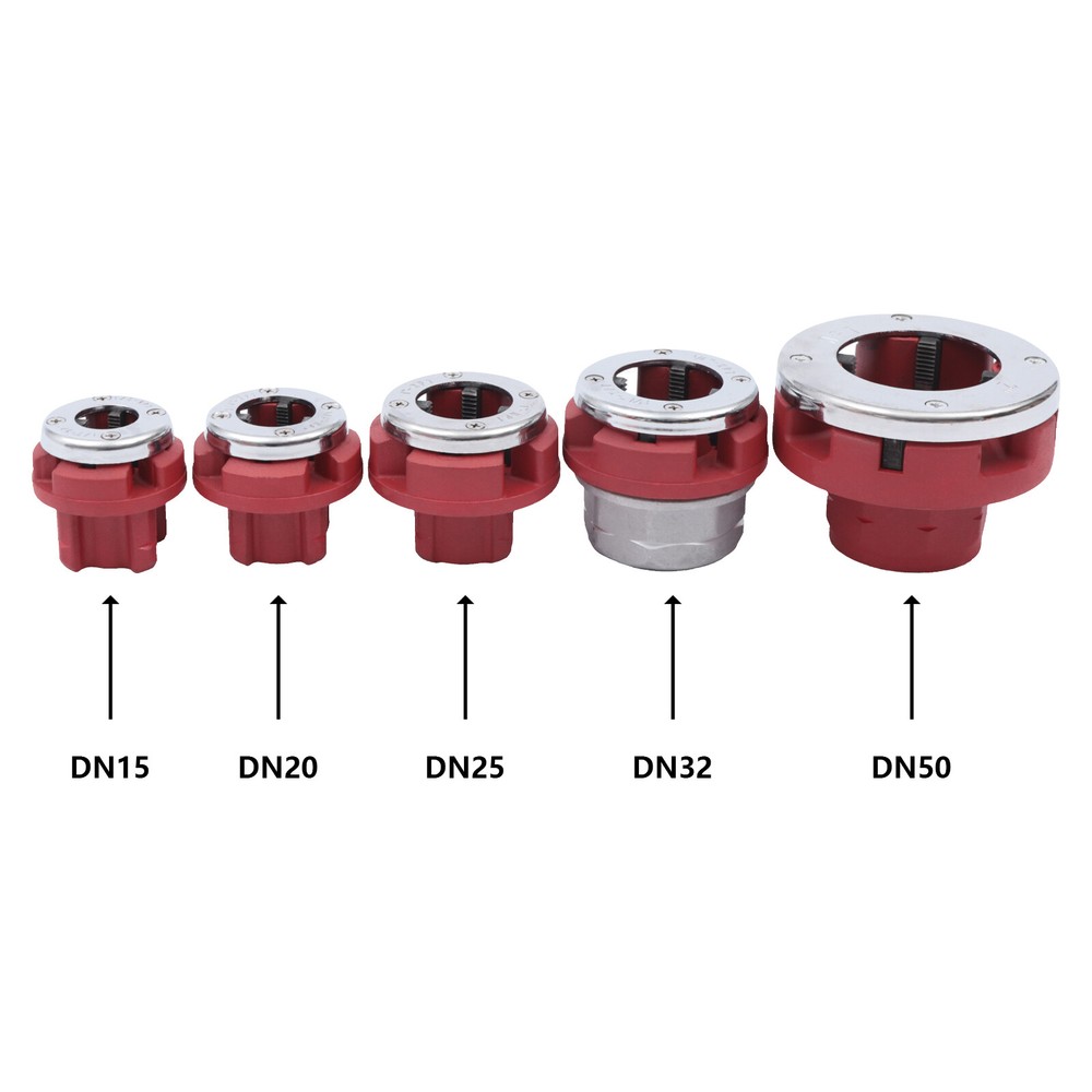 1/2" - 2" Electric Pipe Threader Pipe Threading Machine 2300W 6 Dies