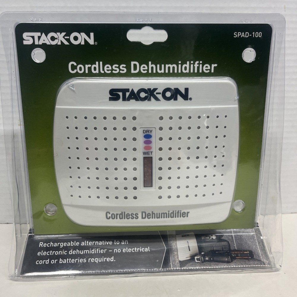 Stack-On Cordless Dehumidifier SPAD-100 - (New)