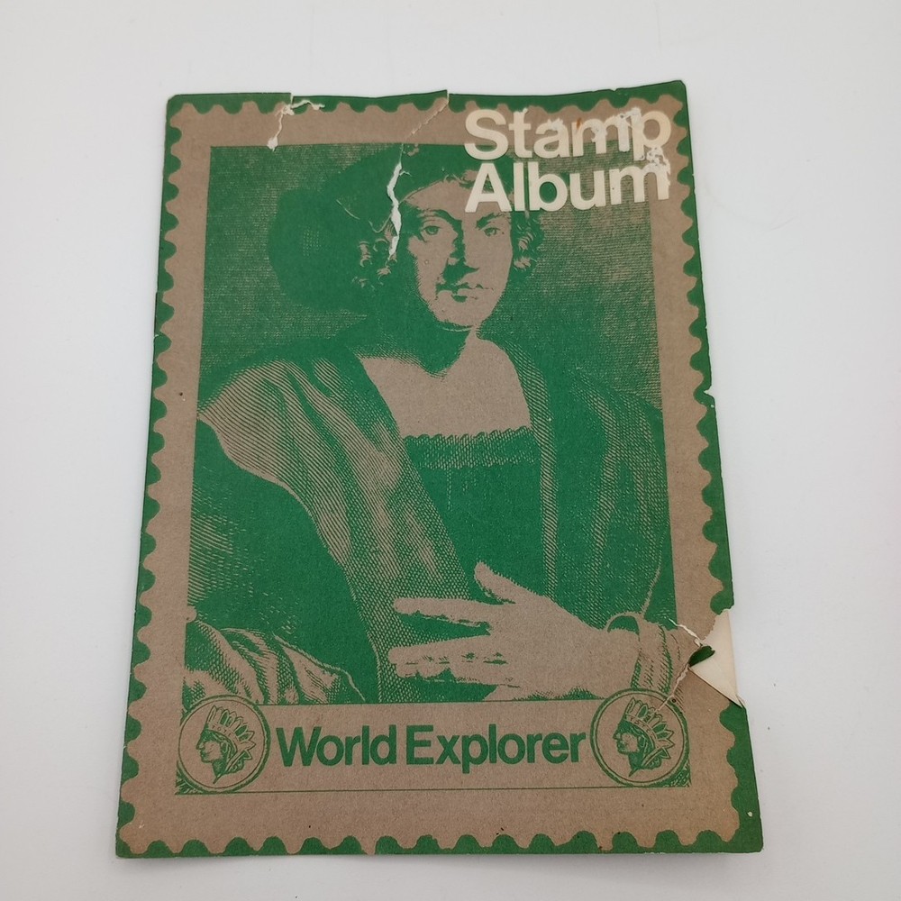 1973 United States Learning Corporation Stamp Album World Explorer READ