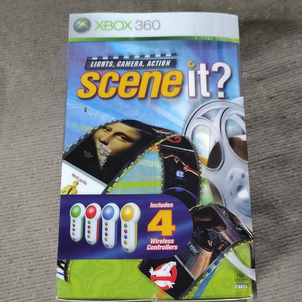 Microsoft Screenlife Scene It? Lights, Camera, Action Trivia Game + Controllers