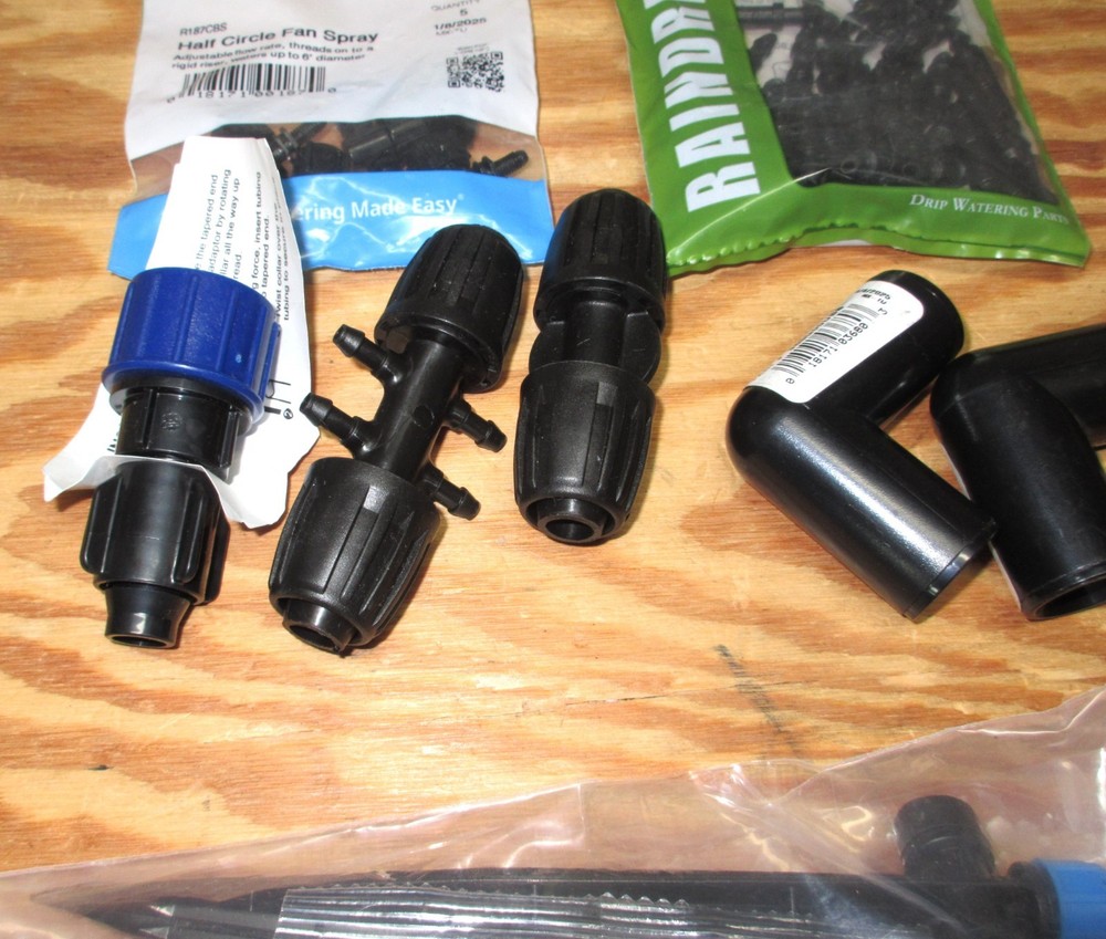 Large Assortment Raindrip Irrigation Items New & Used