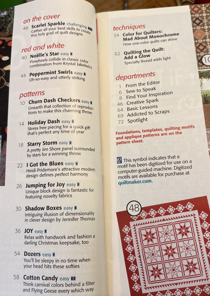 Rare Quiltmaker November/December 2016