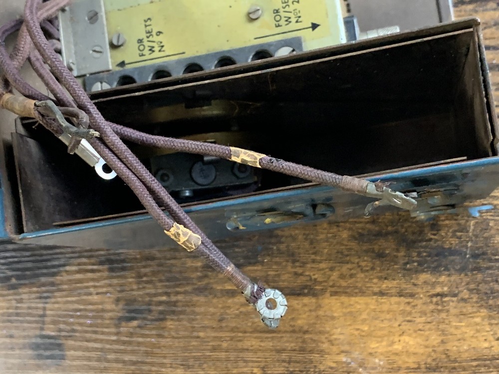 Vintage WW2 Field Telecom Equipment | Wireless Set Remote Control Unit "E" MK.II