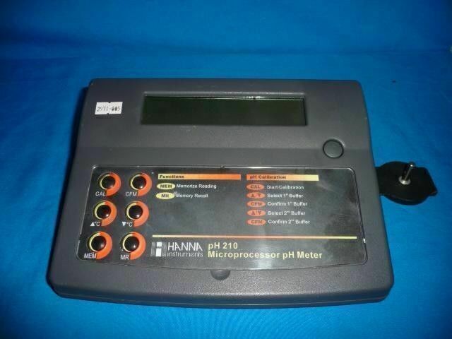 Hanna Instrument PH 210 Microprocessor pH Meter AS-IS U