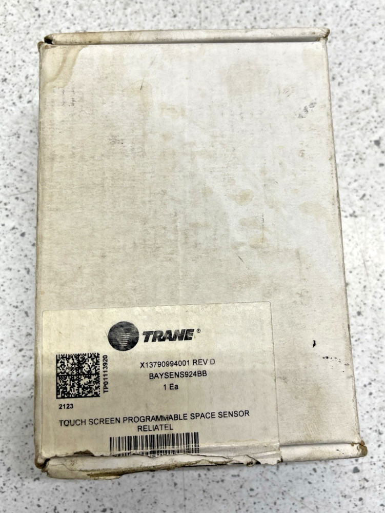 Trane BAYSENS924BB Commercial Touch screen Programmable Zone Sensor X13790994001