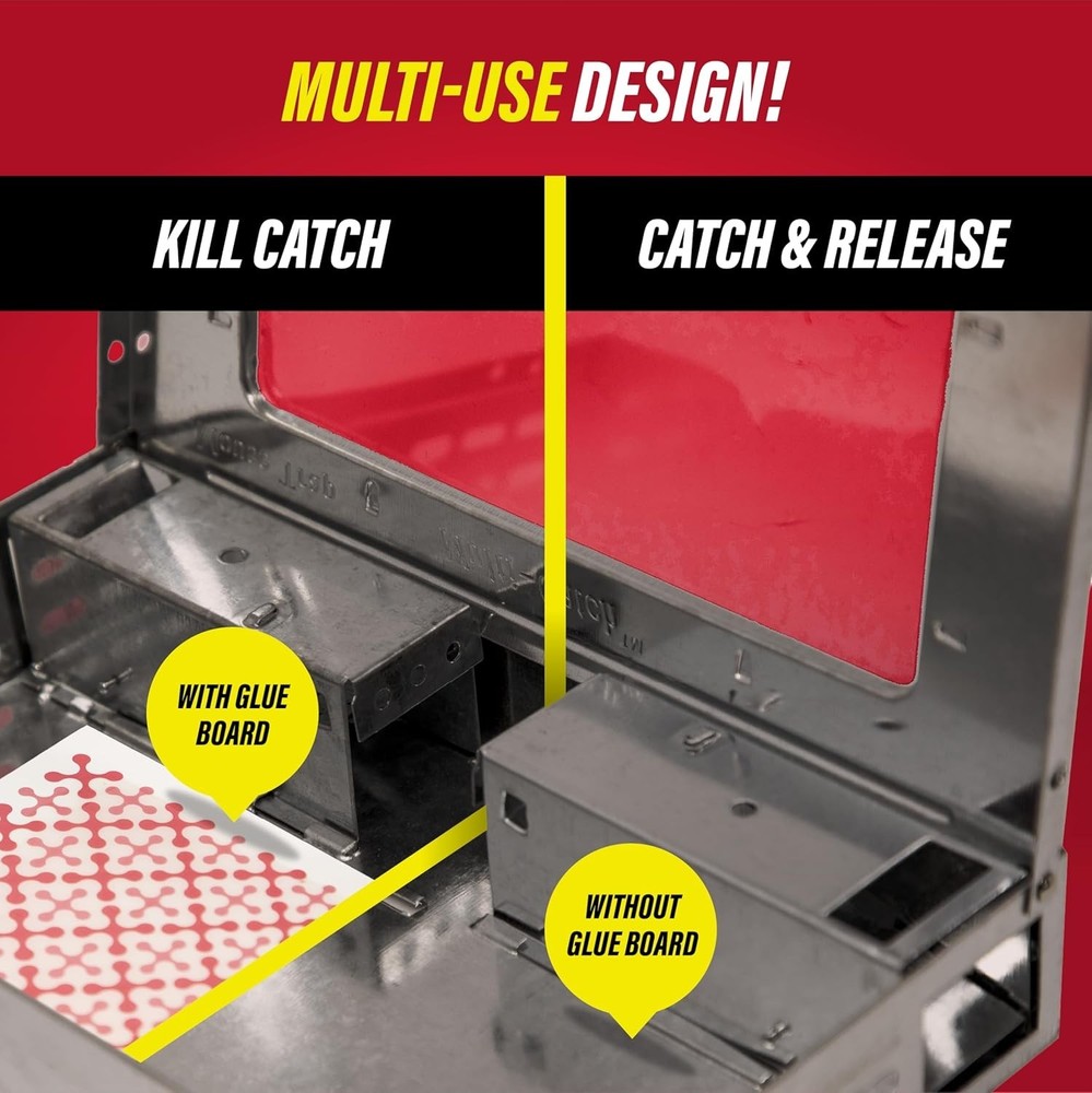 Rat & Mouse Traps Indoor, 60-Count Glue Boards