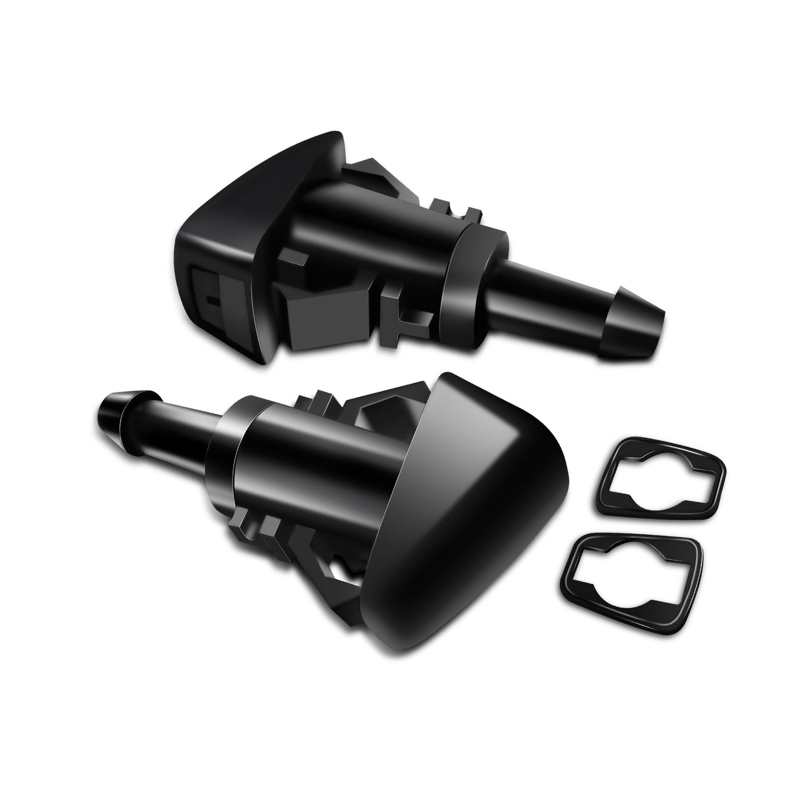 2 PCS Front Windshield Washer Nozzles, Washer Spray Jet Kit Fit for Chrysler,...