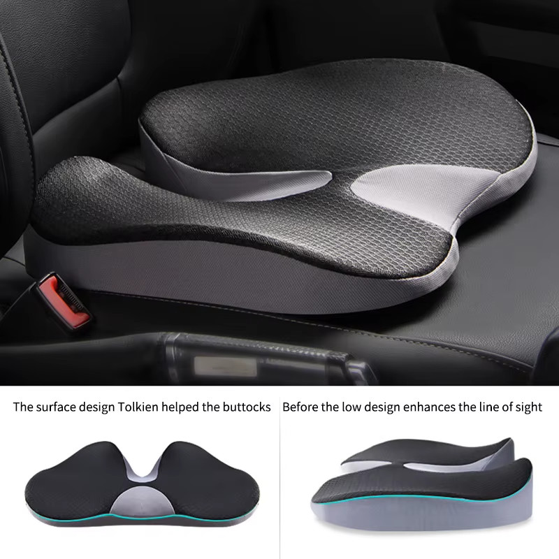 Memory Foam Prostate Cushion Tailbone Sciatica Back Pain Relief | Comfy Car Seat