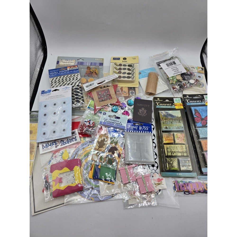 Scrapbook Embellishment Mixed Lot