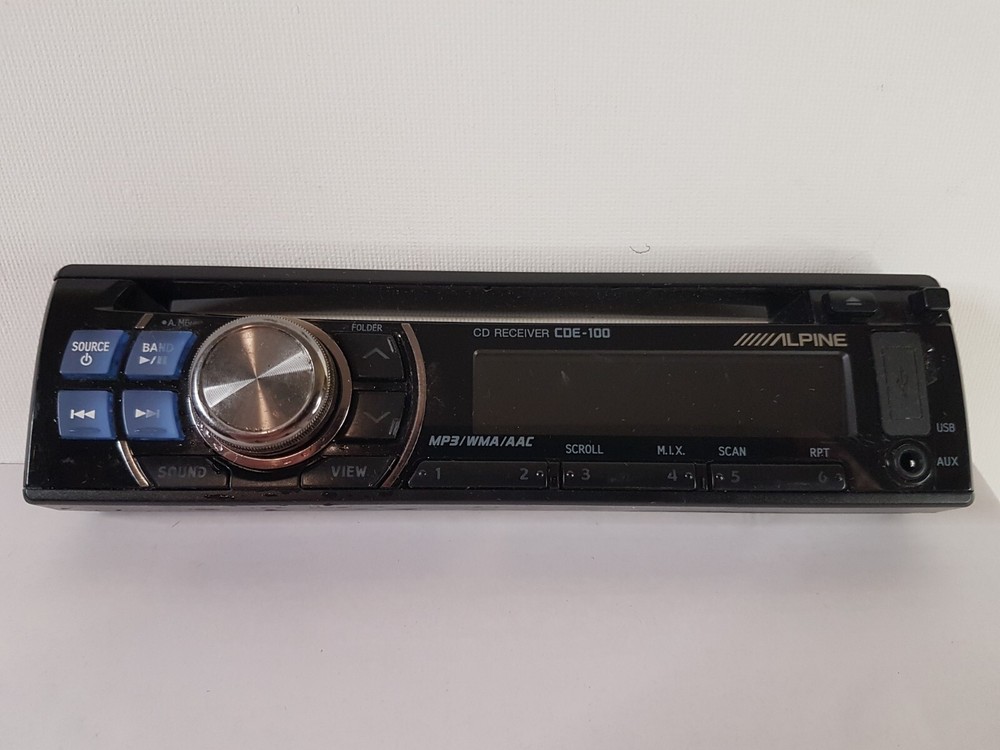 GENUINE Alpine CDE-100 Faceplate only
