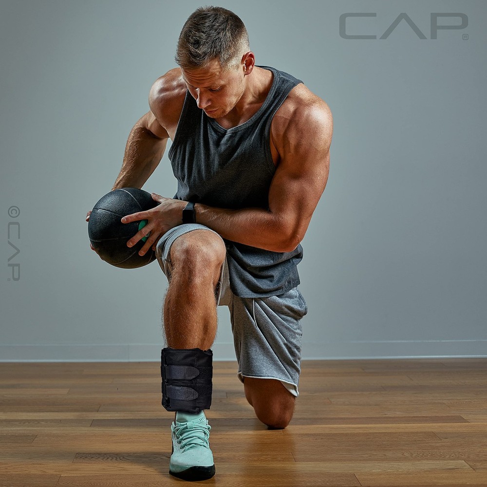20 Pound Adjustable Ankle Weights With Removable Weight Packs For Workouts