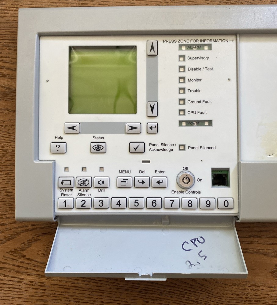 EDWARDS EST QS1-CPU-1 REMOTE ANNUNCIATOR CPU / DISPLAY. QUICKSTART FIRE ALARM