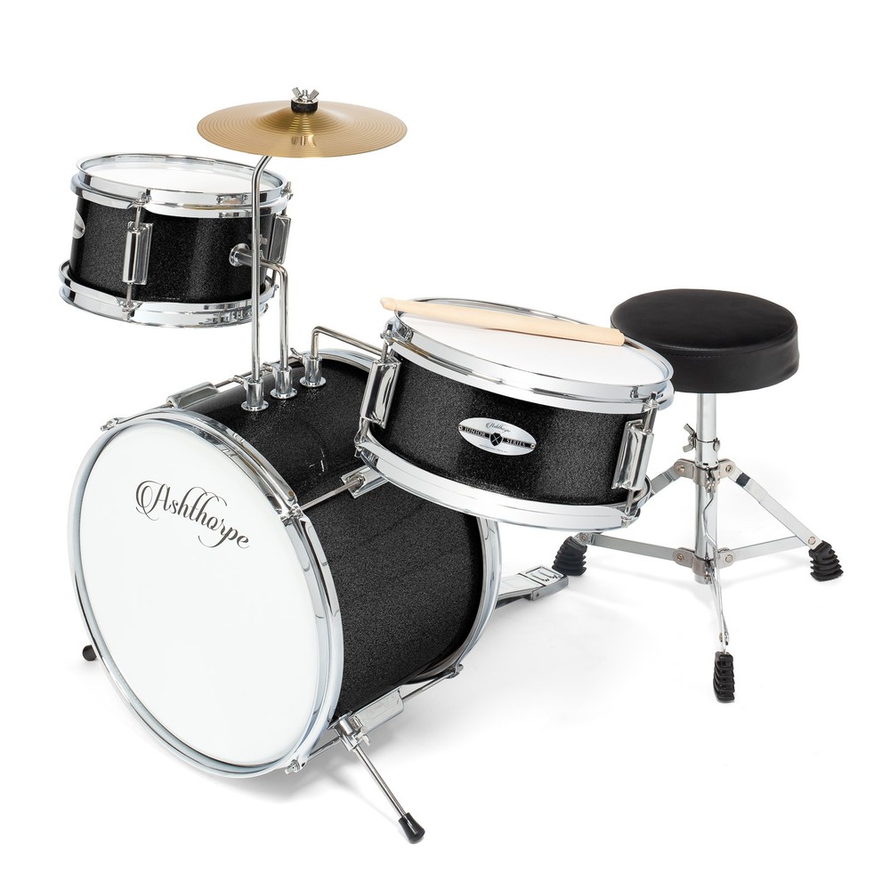 3-Piece Junior Drum Set - Complete Mini Beginner Kit