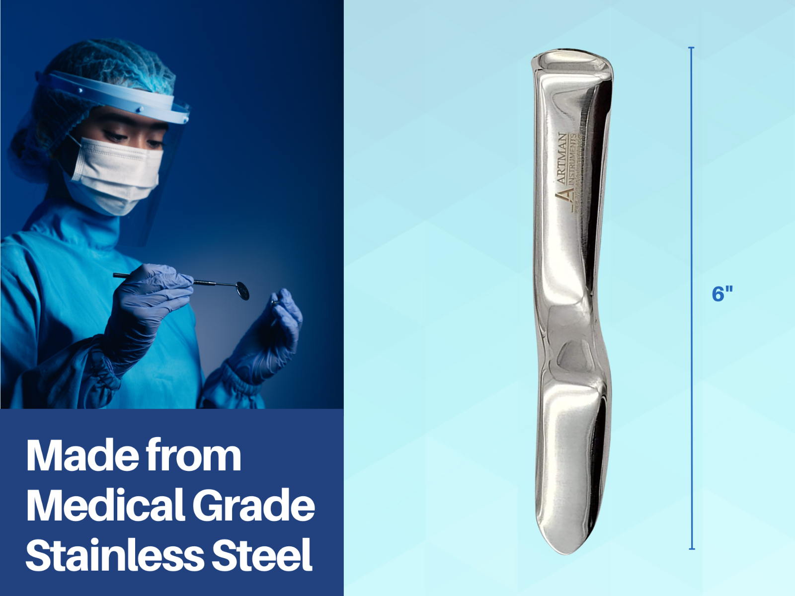 3 PCS Minnesota Cheek Retractors Surgical Dental Instruments ARTMAN