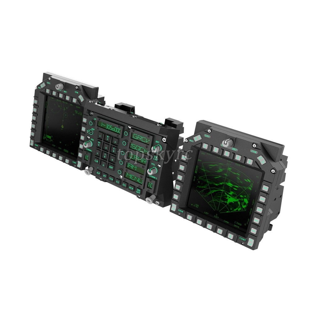 SimPlayer ICE MAN MIP Flight Simulator Control Panel (18-UFC + 2 MFD + Display1)