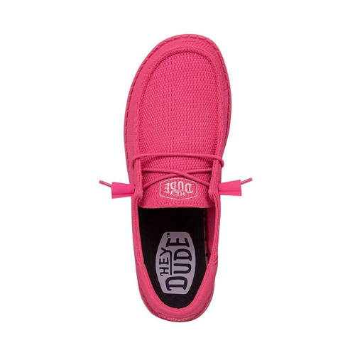 🩷 HEY DUDE ELECTRIC PINK shoes wendy funk mono unisex
