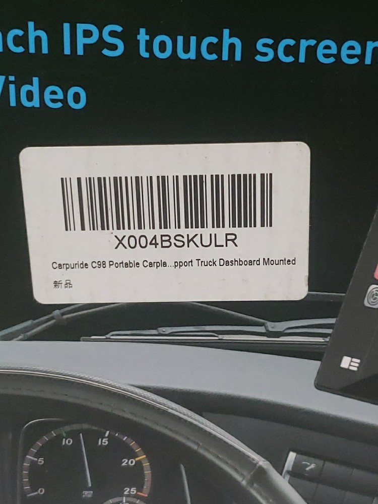 CARPURIDE C98 Wireless 9’’ Apple Carplay Android Auto GPS Navigation C Open Box