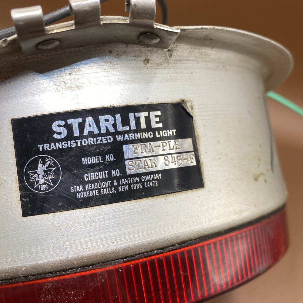 Attention Railfans! Starlite Transistorized Warning Light