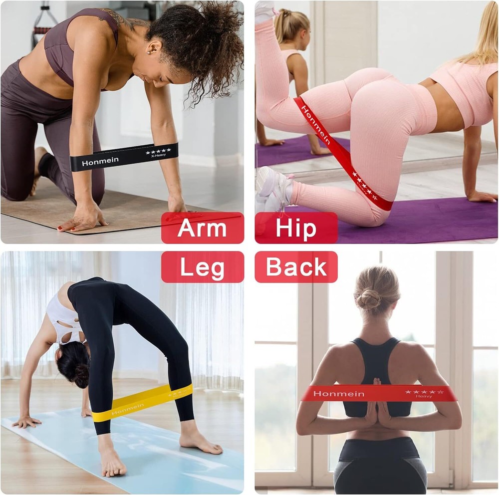 Honmein Resistance Bands for Working Out, Exercise Universal size, Assorted