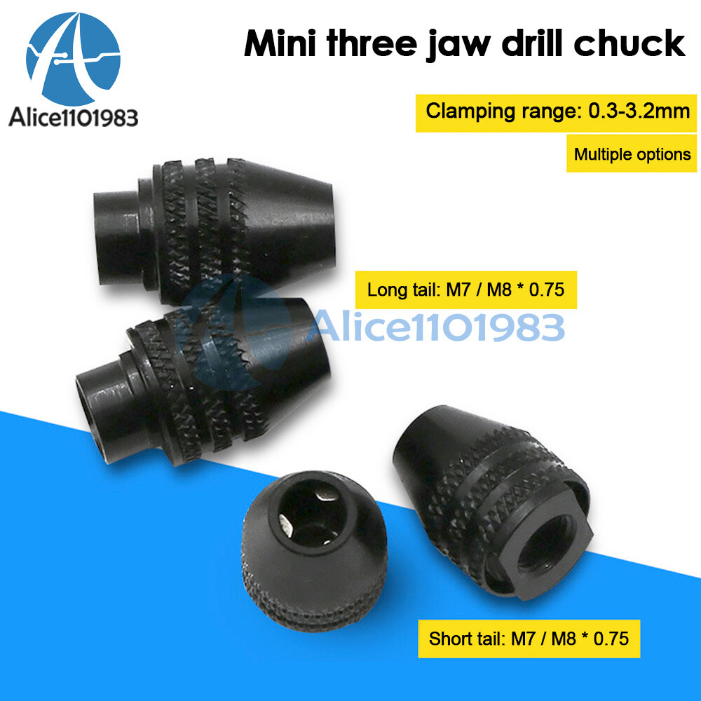 M7 M8 Universal Keyless Chuck Quick Change Dremel Rotary Tools Drill Accessory