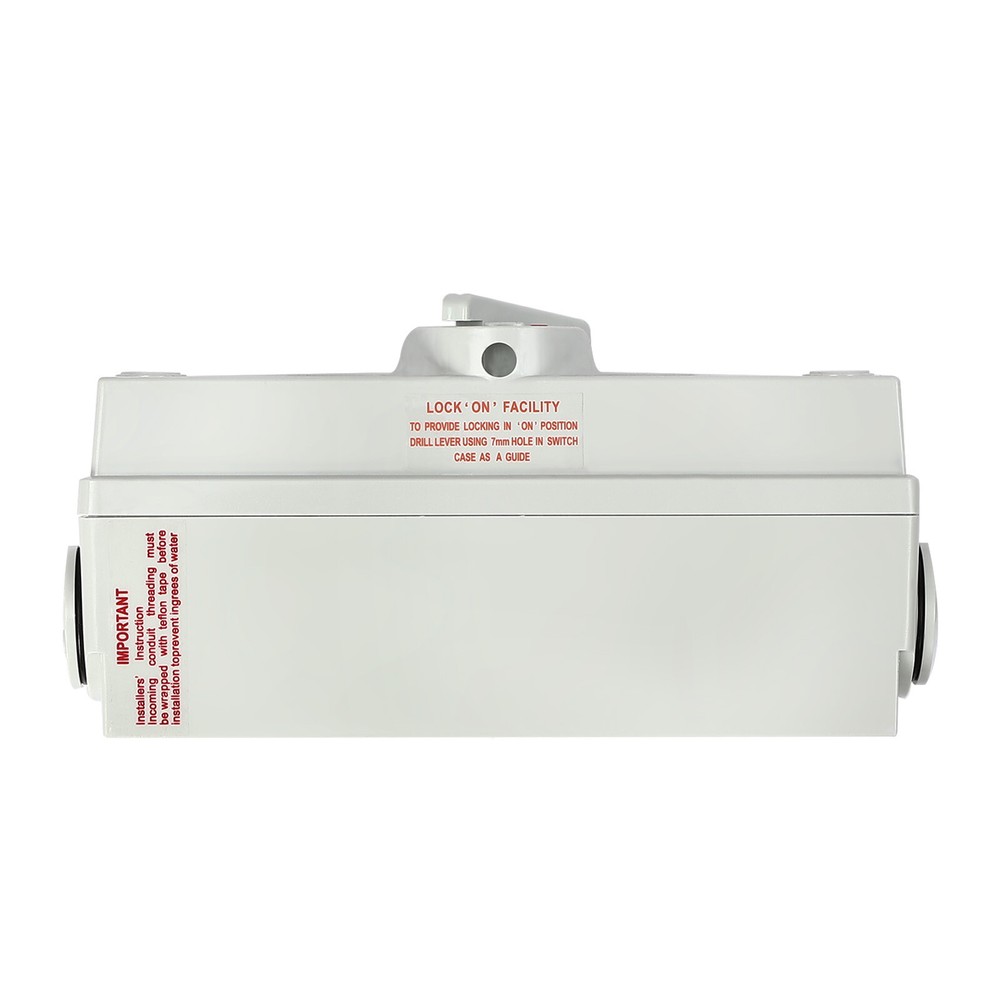 440V 20A 3 Pole Wall-Mounted Isolation Switch Waterproof Safety Isolation Switch